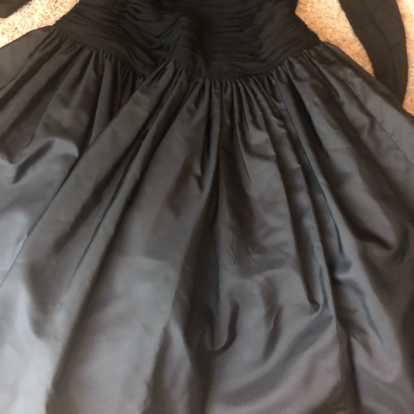 ✨ Stunning Retro Vintage 80s Prom Party Dress Long Sleeve Kevin Hall Couture - Picture 9 of 10